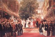 Henry Courtnay Selous The Opening Ceremony of the Great Exhibition,I May 1851 France oil painting artist